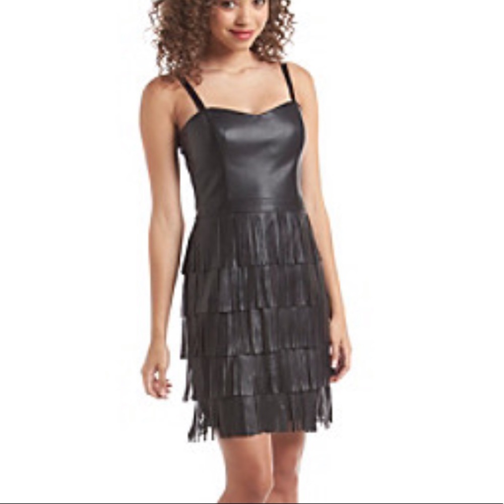 Guess Black Strapless Dress